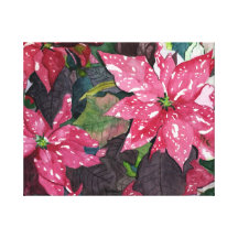 Poinsettia Gallery Wrapped Canvas