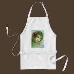Poinsettia Holly Nymph Apron aprons