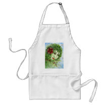 Poinsettia Holly Nymph Apron