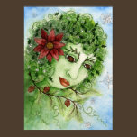 Poinsettia Holly Nymph Poster posters