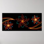 Poinsettia Lights Posters