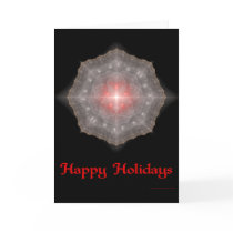Poinsettia Magnifica Holiday Greeting Card