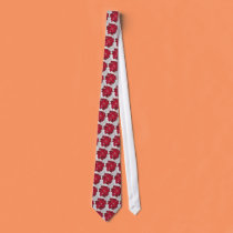 POINSETTIA MEN'S CHRISTMAS TIE by OurSouthernCharm POINSETTIA MEN'S CHRISTMAS TIE