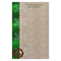 Poinsettia Peace Sign Custom Stationery