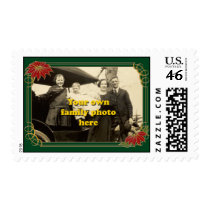 Poinsettia Photo Frame postage