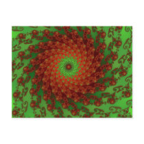 Poinsettia Postcard