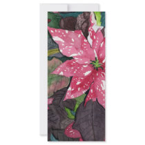 Poinsettia Customized Rack Card