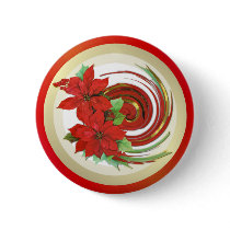 Poinsettia Swirl buttons by Spice Poinsettia Swirl buttons