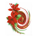 Poinsettia Swirl posters by Spice Poinsettia Swirl posters
