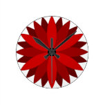 Poinsettia Wallclocks