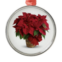 Poinsettias for Christmas ornament