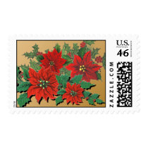 Poinsettias Holiday POSTAGE STAMPS by RanchLady Poinsettias Holiday POSTAGE STAMPS