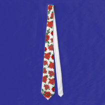 Poinsettias HOLIDAY Tie by RealPotential Poinsettias HOLIDAY Tie