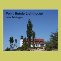 Point Betsie Lighthouse Lake Michigan Postcard postcards