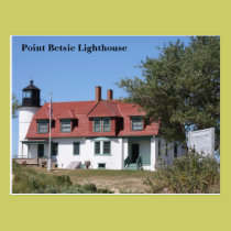 Point Betsie Lighthouse Lake Michigan Postcard postcards