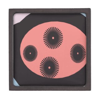 point black and pink background abstract premium gift boxes