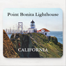 Point Bonita Lighthouse, California Mousepad mousepads