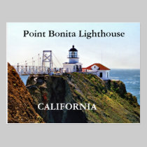 Point Bonita Lighthouse, California Postcard postcards