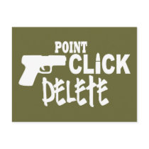 Point Click Delete Postcard