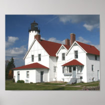 Point Iroquois Lighthouse Print