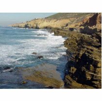 Point Loma Ocean Waves Beach photo sculptures
