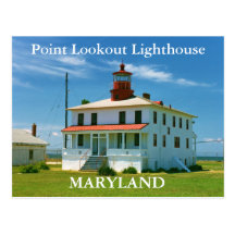 Point Lookout Lighthouse, Maryland Postcard