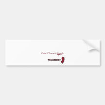 Point Pleasant Beach New Jersey City Classic Bumper Stickers