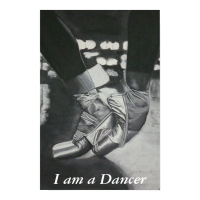Pointe , I am a Dancer Print by Gandhali