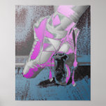 Pointe Shoes Ballet Dance Print