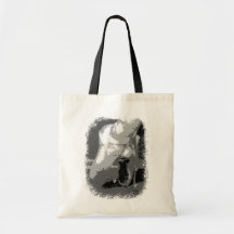 Pointe Shoes Dancer Black and white Bags