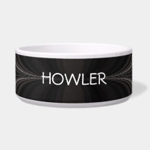 Pointed  Abstract ~ Dog Bowl