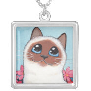 Pointed Birman Cat Necklace