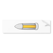 Pointed Bullet bumper stickers