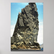Pointed rock detail, Bartolome Island, Galapagos I Posters