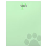 Pointer Breed Monogram Design Letterhead Design