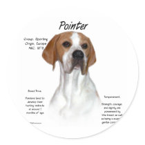 Pointer History Design stickers