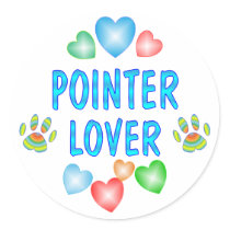 POINTER LOVER stickers