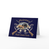 Pointer No Hunting Greeting Cards