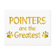 Pointer postcards