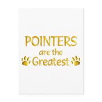 Pointer postcards