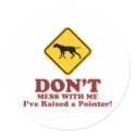 Pointer stickers by Pawdboy Pointer stickers