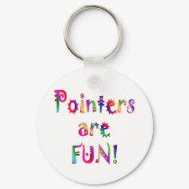 Pointers are Fun keychains