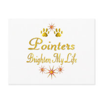 Pointers Brighten My Life postcards