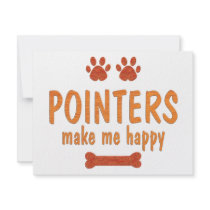 Pointers Make Me Happy invitations