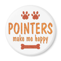 Pointers Make Me Happy magnets