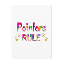 Pointers Rule postcards