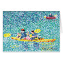 Pointillism kayak scene, by Cheryl Paton cards by Cherylsart Pointillism kayak scene, by Cheryl Paton cards