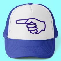 Pointing Finger hats by Artists4God Pointing Finger hats