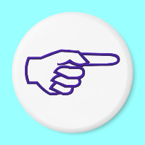 Pointing Finger magnets by Artists4God Pointing Finger magnets