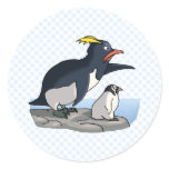 Pointing Penguins Stickers